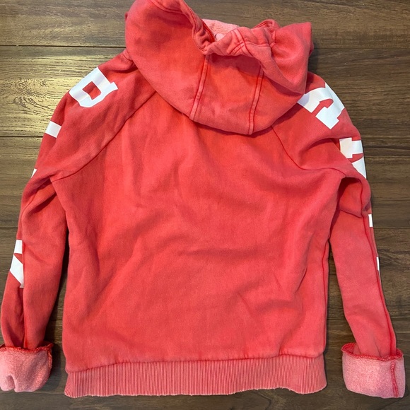PINK Red Zip Hoodie - Picture 2 of 2